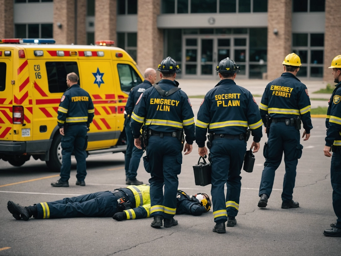 planes de autoprotección, grupo de personas atendiendo a la formación de los planes de autoprotección