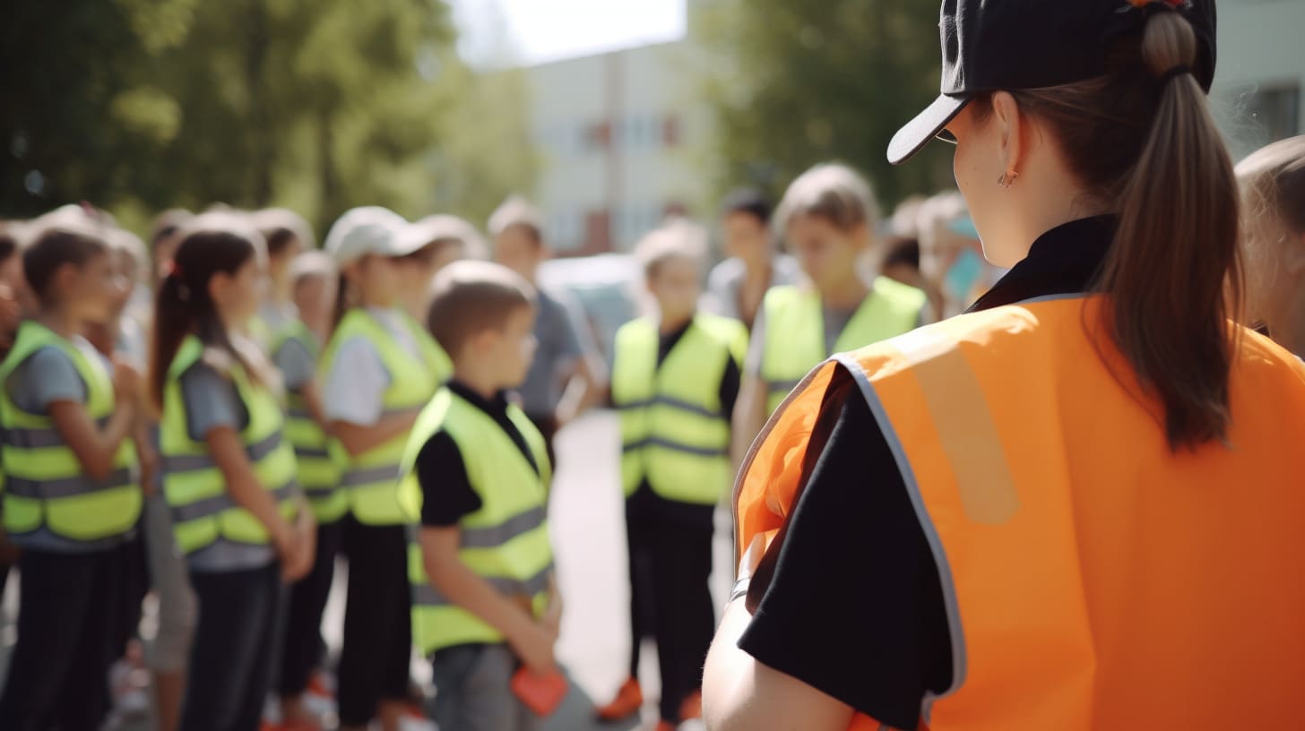 Simulacro de emergencia en oficina con evacuación del personal